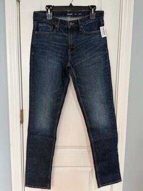 Old Navy Men's Dark Wash Slim Straight Jeans